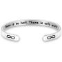 UJIMS Appreciation Gift There is No Luck There is Only Work Bracelet Employee Coworker Gift Thank You Social Worker Jewelry