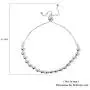 Shop LC Delivering Joy 925 Sterling Silver Bead Bolo Bangle Bracelet Wedding Engagement Jewelry for Women Adjustable