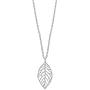 Boma Jewelry Sterling Silver Leaf Necklace, 20 Inches