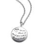 BB Becker One Glance Sterling Silver Necklace - Gift for Girlfriend/Wife, I Love You Heart Jewelry for Her, Romantic, Anniversary, Relationship, Birthday Gifts