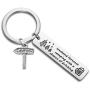 KUIYAI Weekend Forecast Camping with a Chance of Drinking Keychain Camper Key Ring