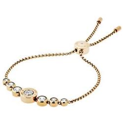 Michael Kors Womens Stainless Steel Slider Bracelet