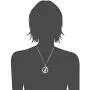 Gmai Stainless Steel Superhero Round Flash Lightning Pendant Flash Fan Jewelry Gmai Stainless Steel Superhero Round Flash Lightning Pendant Flash Fan Jewelry