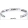 Luvalti ''Theres no Place Like Home Except Grandmas Stainless Steel Bracelet - Cuff Bracelet - Family Jewelry Gift Luvalti ''Theres no Place Like Home Except Grandmas Stainless Steel Bracelet - Cuff Bracelet - Family Jewelry Gift