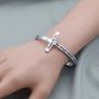 G-Ahora Christian Cross Bracelet Bible Verse Bracelet Religious Jewelry for Women