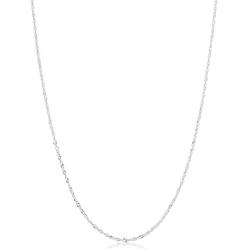 925 Sterling Silver 1.3 mm Singapore Chain Pendant Necklace for Women (14, 16, 18, 20, 22, 24, 30 or 36 inch)