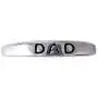 BOCIOL Silvering dad Rings for Men, for dad Rings for Men Stainless Steel Jewelry Custom Ring for dad