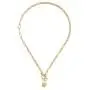Obidos 14K Gold Plated Lock Star Dainty Toggle Necklace | Gold Necklaces for Women Obidos 14K Gold Plated Lock Star Dainty Toggle Necklace | Gold Necklaces for Women