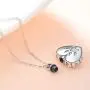 WINNICACA S925 Sterling Silver Urn Necklaces for Ashes Forever In My Heart Cremation Cross Urns Keepsake Necklace Jewelry w/Funnel Filler WINNICACA S925 Sterling Silver Urn Necklaces for Ashes Forever In My Heart Cremation Cross Urns Keepsake Necklace Jewelry w/Funnel Filler
