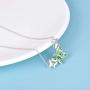WINNICACA Butterfly Choker Necklace s925 Sterling Silver Birthstone Pendant Necklace Jewelry Gifts for Women Teen Girls Girlfriend Wife Wedding Birthday -Mom gifts