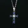 CiNily Cross Pendant Necklace Gold Plated Opal Pendant/Mystic Topaz Gemstone Pendant Criss Jewelry CiNily Cross Pendant Necklace Gold Plated Opal Pendant/Mystic Topaz Gemstone Pendant Criss Jewelry
