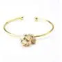 RIMAYZI 14K Gold Plated Charm Bracelets for Women Jewelry Gifts for Women Mom Wife Girls Her, Fit Wrist from 5.4-7.5 in Circumference