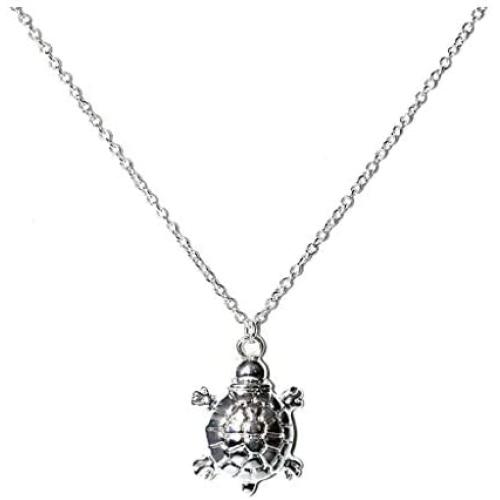 MIXIA Bohemia Sea Turtle Necklace Small Cute Animal Tortoise Necklace Sea Life Pet Charm Necklace Boho Jewelry 18''