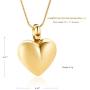 mingkejw Cremation Jewelry for Ashes Stainless Steel Love Heart Urn Pendant Locket Keepsake Memorial Necklace for Human Ashes Holder