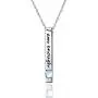 Moonstone Necklace I Am Enough Necklace 925 Sterling Silver Vertical Bar Necklace Inspirational Jewelry Gifts for Women Men Moonstone Necklace I Am Enough Necklace 925 Sterling Silver Vertical Bar Necklace Inspirational Jewelry Gifts for Women Men