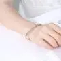 Stainless Steel Jewelry Bangle Bracelet Rose Gold Plated Diamonds Love High Polished Bracelet for Women Girls Stainless Steel Jewelry Bangle Bracelet Rose Gold Plated Diamonds Love High Polished Bracelet for Women Girls
