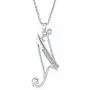 Abc Cubic Zirconia Pave CZ Cursive Script Letter Alphabet Initial Pendant Necklace For Teen Women 925 Sterling Silver Abc Cubic Zirconia Pave CZ Cursive Script Letter Alphabet Initial Pendant Necklace For Teen Women 925 Sterling Silver