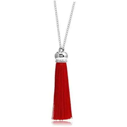 Tassel Necklace for Women Girls , Bohemian Silk Velvet Tassel Sweater Chain Long Pendant Necklace Autumn and Winter Jewelry Tassel Necklace for Women Girls , Bohemian Silk Velvet Tassel Sweater Chain Long Pendant Necklace Autumn and Winter Jewelry