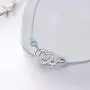 AOBOCO Infinity Heart Necklace for Women 925 Sterling Silver Endless Love Pendant Necklace with Austrian Crystals AOBOCO Infinity Heart Necklace for Women 925 Sterling Silver Endless Love Pendant Necklace with Austrian Crystals