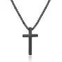 M MOOHAM Cross Necklace for Men, Silver Black Gold Stainless Steel Plain Cross Pendant Necklace for Men Box Chain 16-30 Inch M MOOHAM Cross Necklace for Men, Silver Black Gold Stainless Steel Plain Cross Pendant Necklace for Men Box Chain 16-30 Inch
