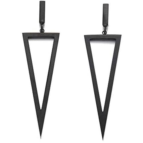 Womens Geometric Dangle Drop Earrings, Metal Triangle Dangle Earrings Costume Jewelry For Her Gift, Multiple Color