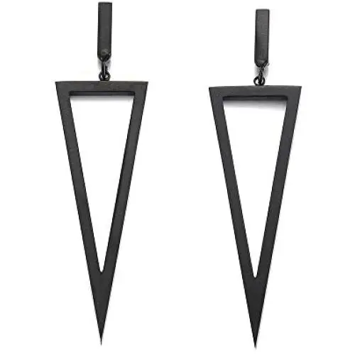 Womens Geometric Dangle Drop Earrings, Metal Triangle Dangle Earrings Costume Jewelry For Her Gift, Multiple Color Womens Geometric Dangle Drop Earrings, Metal Triangle Dangle Earrings Costume Jewelry For Her Gift, Multiple Color