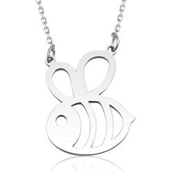 SIDIMELO Bumble Bee Pendant Necklace Gifts Honey Bee Hive Necklace for Women Wife Daughter Funny Jewelry