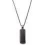 Scott Kay Sterling Silver Black Onyx Dog Tag on 26'' Easywear Box Chain