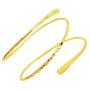 FUTIMELY 2Pieces Leaf Upper Arm Cuff Bangle Armband Bracelets for Women Teen Girls Punk Swirl Coil Armlets Bracelets Egyptian Jewelry Set