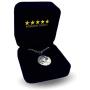 Pendant Sports Athletes Necklaces for Men and Women with Inspiring Quote Beautifully Engraved on The Back. Baseball Basketball Football Soccer Hockey Available.