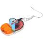NEWEI Acrylic Thanksgiving Anime Turkey Earrings For Women kid Girl Fashion Charm Jewelry Gifts