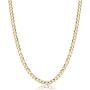 Verona Jewelers 10K Gold Unisex 2.2mm Italian Cuban Curb Link Chain Necklace- 10K Necklaces, 10 Karat Gold Chain, 16'' 18'' 20'' 24'' 30''