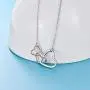 MEDWISE Generations Necklace for Grandma Gifts Jewelry S925 Sterling Silver Grandmother Mom Granddaughter Mothers Day Necklace Jewelry Birthday Gifts Rose Gold Tone Infinity Circle Love Necklace