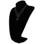 Natural Stone MultiLayer Moon Choker Necklace Pendant Fashion Jewelry For Women Girls