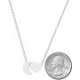 Granddaughter I Love You to The Moon and Back Heart & Moon Pendant Necklace On Message Card Jewelry Gifts for Girls, Teens, Women