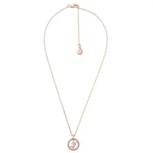 Michael Kors Rose Gold-Tone Brass Necklace, 16in with 2in Extender, 3/4in Width (MKJ7327791)