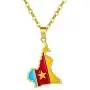 Gold Color Cameroon Map Flag Pendant Chain Necklaces Stainless Steel Jewelry Cameroun Country Maps Cameroonians Gifts Gold Color Cameroon Map Flag Pendant Chain Necklaces Stainless Steel Jewelry Cameroun Country Maps Cameroonians Gifts