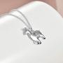 ONEFINITY Llama Alpaca Gifts Sterling Silver Llama Necklace Cute Alpaca Pendant Jewelry for Women Men (Cute Llama)