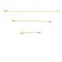 HONEYCAT Delicate Necklace Extender Set 2'', 4'', 6'' or 1'', 3'', 5'' in 18k Gold Plate, 18k Rose Gold Plate, or Silver | Minimalist, Delicate Jewelry