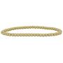 Anela 14kt Gold Filled Bracelet, 3mm Beads, Stretch and Stackable, Hand Made in USA