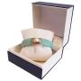Regalia by Ulti Ramos 14K Yellow Gold Real Jade Hand Carved Bangle Bracelet