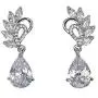 Faship Gorgeous Teardrop Crystal Floral Dangling Earrings Faship Gorgeous Teardrop Crystal Floral Dangling Earrings