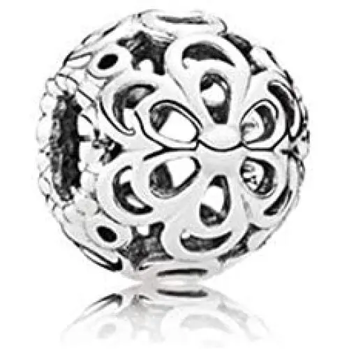 MiniJewelry Women Flower Bead Charm for Bracelets Rose Daisy Floral Sterling Silver Charm Gift Family Birthday Christmas