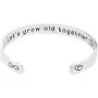 O.RIYA Valentines Day Gifts Jewelry Wifes Gift Lets Grow Old Together, Gift for Her, Valentines Day Wedding Gift, Custom Cuff Bracelet