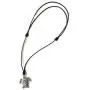 Moose546 Sea Turtle Lucky Pendant with Black Adjustable Cord Necklace for Boho Unisex Jewelry DCN-033
