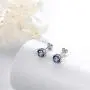 Aurora Tears Mystic-Rainbow-Topaz 925 Sterling Silver Jewelry Women Mystic Topaz Gift Girls Dating/Wedding/Anniversary/Bridal Present Fashion Jewellery