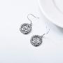 RMREWY Celtic Butterfly Earrings Sterling Silver Butterfly Dangle Hook Earrings Celtic Jewelry Mother Day Gift for Women Mom