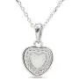 AFFY Sterling Silver Simulated Heart Fire Opal/Cubic Zirconia Jewelry Set Promise Ring Pendant Necklace Stud Earrings for Women AFFY Sterling Silver Simulated Heart Fire Opal/Cubic Zirconia Jewelry Set Promise Ring Pendant Necklace Stud Earrings for Women