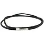Mixiueuro 2mm Black Silk Cord Chain Necklace With Upgrade Ultra Thin Light New Models Stainless Steel Clasp, Hand Made Feel Smooth And for Men Women children
