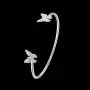 Greendou Fashion Jewelry 925 Sterling Silver Plated Double Butterflies Open Cuff Bangle Bracelet for Women and Girls Greendou Fashion Jewelry 925 Sterling Silver Plated Double Butterflies Open Cuff Bangle Bracelet for Women and Girls